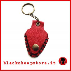 Porta pletto artigianale rosso