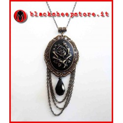 Collana "Antique rose cammeo"