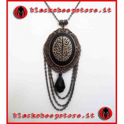 Collana "Antique Brain cammeo"