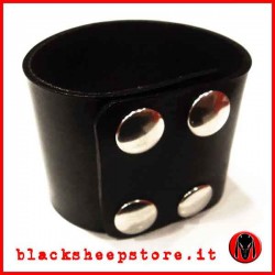 Bracciale in cuoio 5cm made in Italy